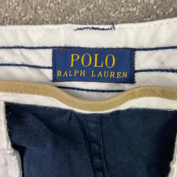 Polo Ralph Lauren Cargo Shorts Men's 40 T Aviator Navy Blue Classic Chino Tall - Picture 7 of 13